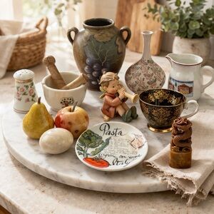 Curated European vintage kitchen collection